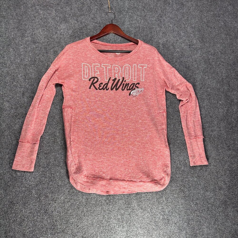 Concept Sport Detroit Red Wings long sleeve shirt Officially Licensed NHL Size S